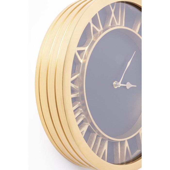 Часы настенные Luxembourg цвета латунь - лучшие Часы в INMYROOM