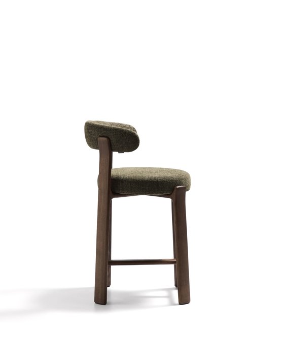 Полубарный стул Granite зелено-коричневого цвета - лучшие Барные стулья в INMYROOM