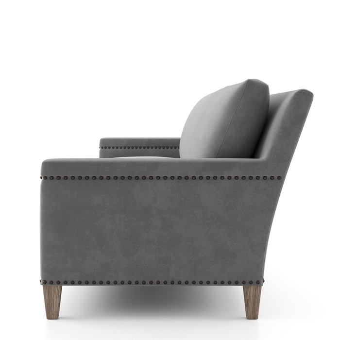 Диван Turner XL серого цвета - лучшие Прямые диваны в INMYROOM