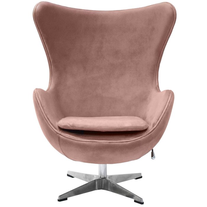 Кресло Egg пыльно-розового цвета - купить Офисные кресла по цене 54620.0