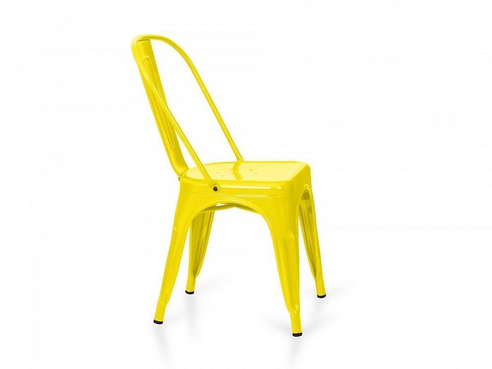 Стул Tolix желтого цвета - лучшие Обеденные стулья в INMYROOM