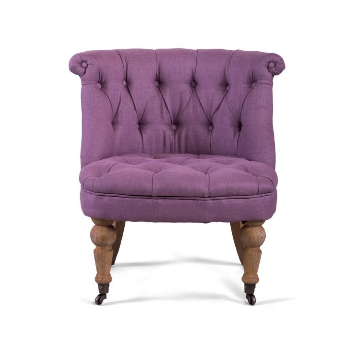 Кресло Clubchair фиолетового цвета - лучшие Интерьерные кресла в INMYROOM