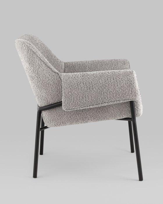 Кресло Бесс серого цвета - лучшие Интерьерные кресла в INMYROOM