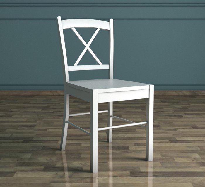 Кухонный стул Palermo белого цвета - купить Обеденные стулья по цене 13375.0