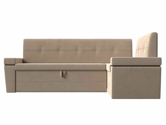 Угловой диван-кровать Деметра бежевого цвета правый угол - купить Угловые диваны по цене 45999.0