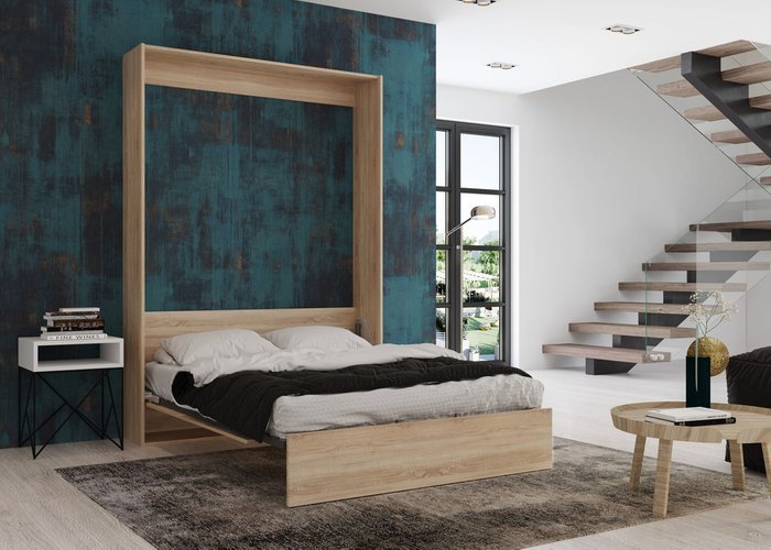 Шкаф-кровать Studio 160х200 бежевого цвета  - лучшие Кровати для спальни в INMYROOM