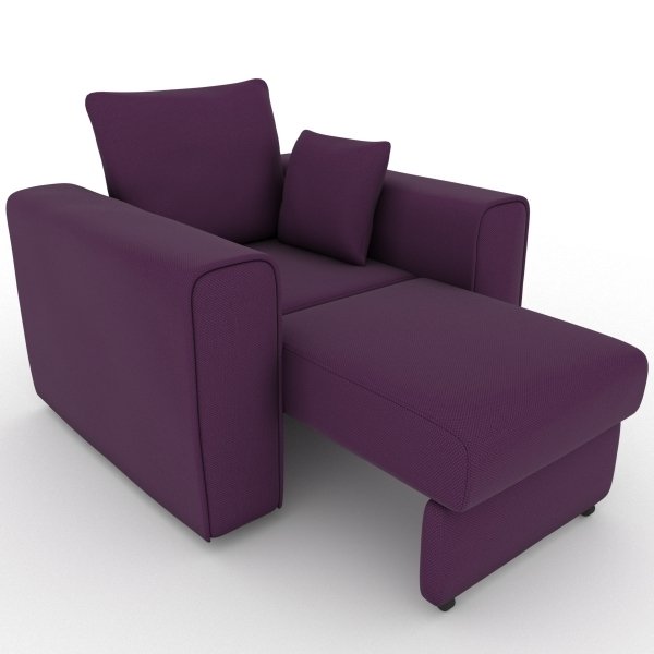 Кресло-кровать Giverny фиолетового цвета - купить Интерьерные кресла по цене 9700.0