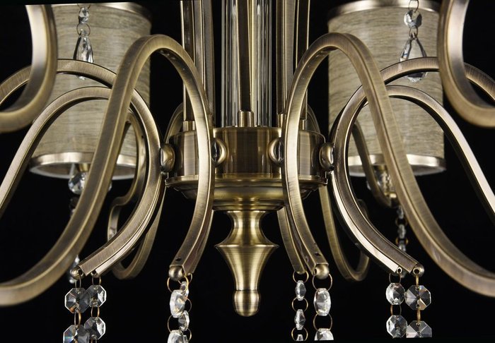 Подвесная люстра Faust с плафонами из органзы - купить Подвесные люстры по цене 34000.0