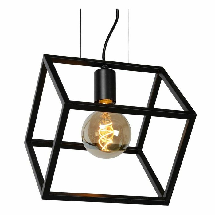 Подвесной светильник Fabian 00425/01/30 (металл, цвет черный) - лучшие Подвесные светильники в INMYROOM