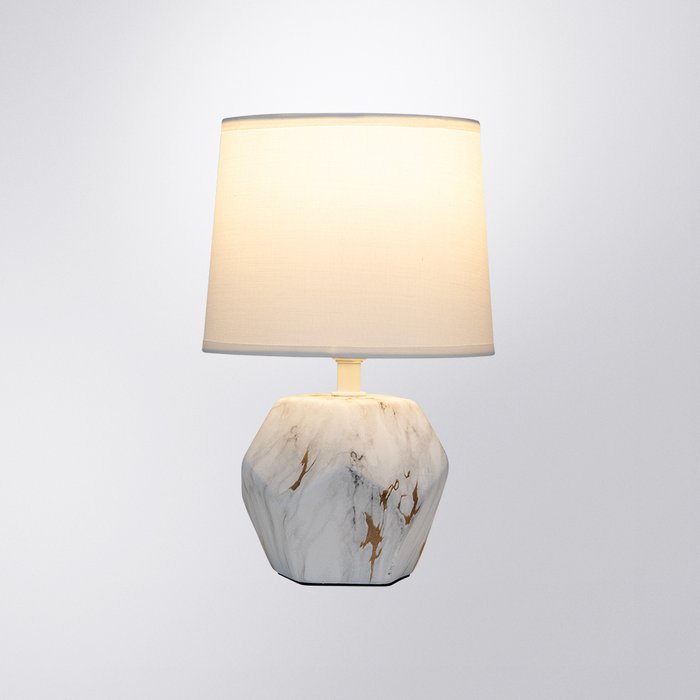 Декоративная настольная лампа Arte Lamp ZIBAL A5005LT-1WH - купить Настольные лампы по цене 2090.0