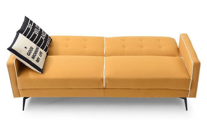 Диван-кровать Lancaster желтого цвета - лучшие Прямые диваны в INMYROOM