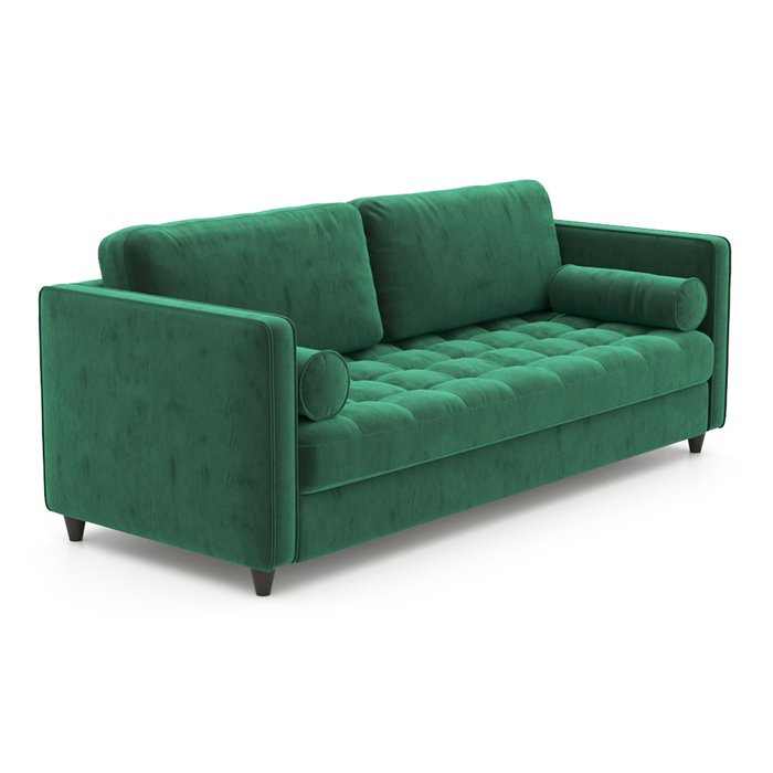 Диван-кровать Scott EKL зеленого цвета - купить Прямые диваны по цене 63500.0