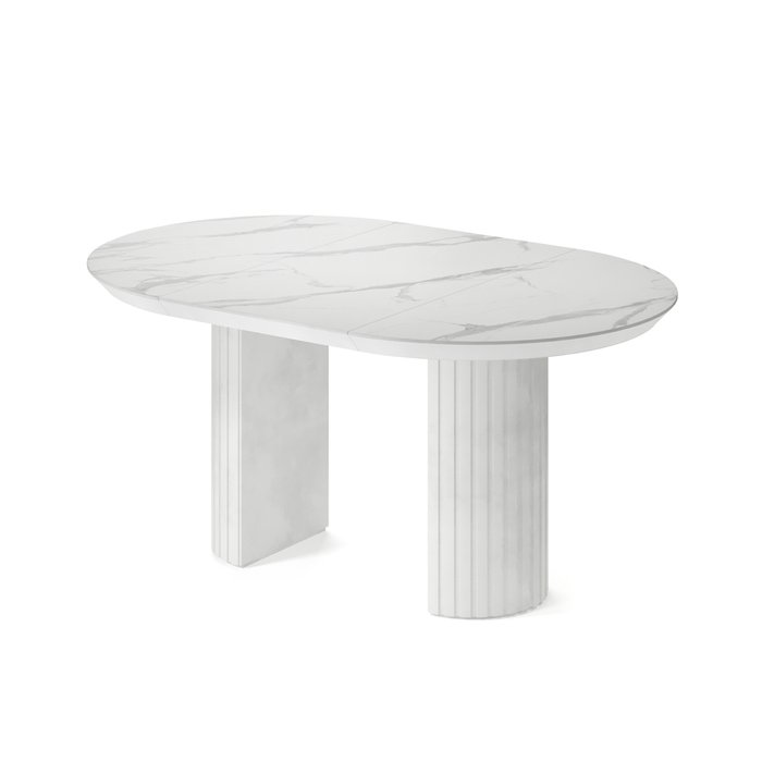 Обеденный стол раздвижной Дорс белого цвета - купить Обеденные столы по цене 121440.0