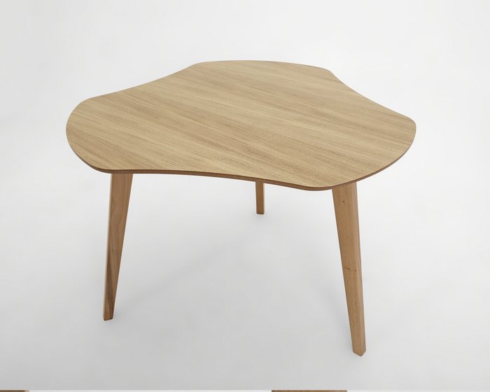 Обеденный стол Дакар-К бежевого цвета - купить Обеденные столы по цене 24100.0