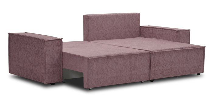Угловой диван-кровать Фабио розового цвета - лучшие Угловые диваны в INMYROOM