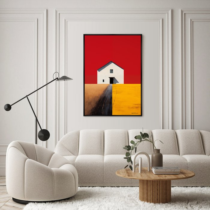Репродукция картины Landscape Collection, Fields, No 2, 2024г. - лучшие Картины в INMYROOM