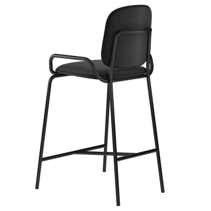 Стул полубарный Ror черного цвета - лучшие Барные стулья в INMYROOM