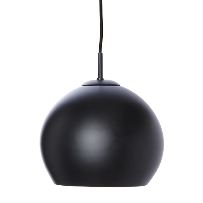 Лампа подвесная Ball черного цвета