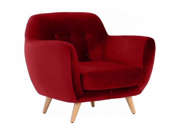 Кресло Loa красного цвета - купить Интерьерные кресла по цене 40860.0