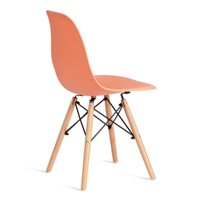 Стул Cindy бежево-розового цвета - лучшие Обеденные стулья в INMYROOM