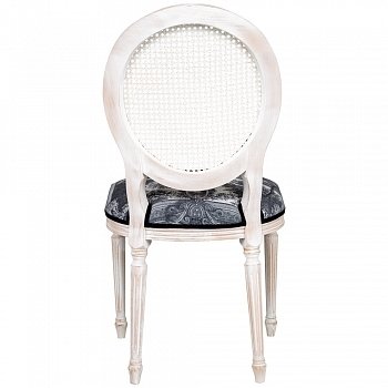 Стул Фонтенбло со спинкой из ротанга - купить Обеденные стулья по цене 32000.0
