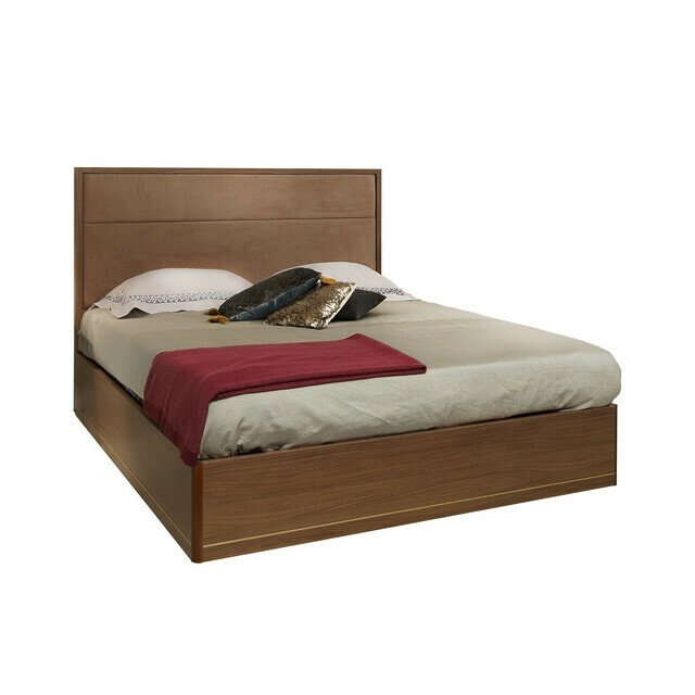 Кровать с подъемным механизмом Palmari 160х200 коричневого цвета