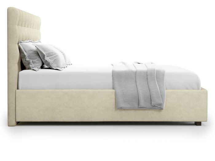 Кровать Brayers без подъемного механизма 180х200 бежевого цвета - лучшие Кровати для спальни в INMYROOM
