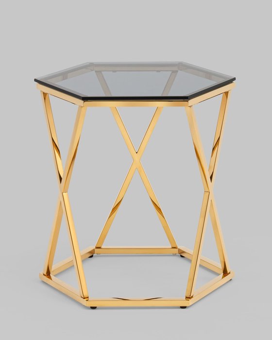Кофейный столик Круз золотого цвета - лучшие Кофейные столики в INMYROOM