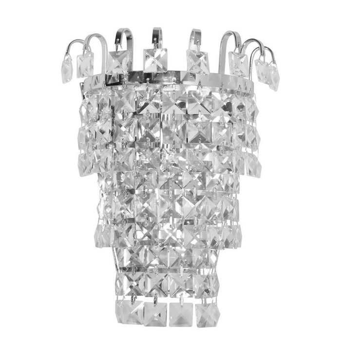 Настенный светильник Аделард с хрустальными подвесками
