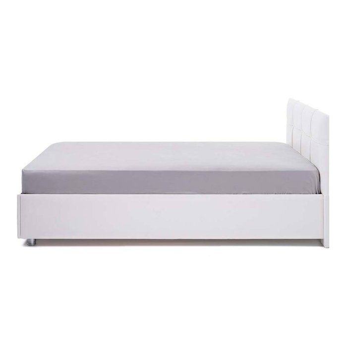 Кровать Гнездо с подъемным механизмом белого цвета 140х200  - лучшие Кровати для спальни в INMYROOM