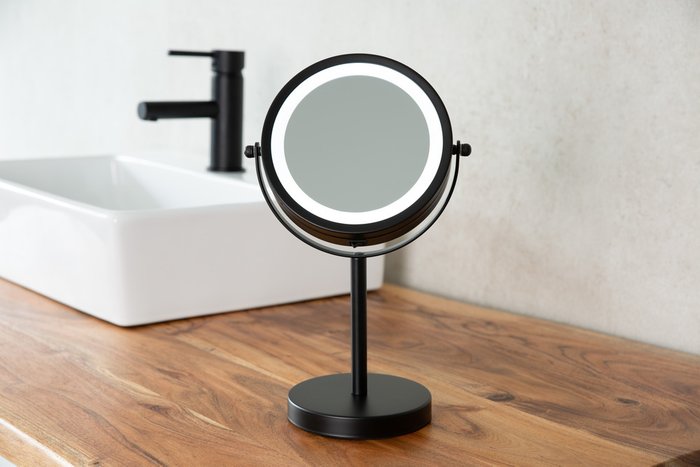 Зеркало косметическое настольное Daisy RIDDER чёрный - купить Настенные зеркала по цене 4572.0