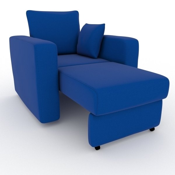 Кресло-кровать Liverpool синего цвета - купить Интерьерные кресла по цене 9700.0