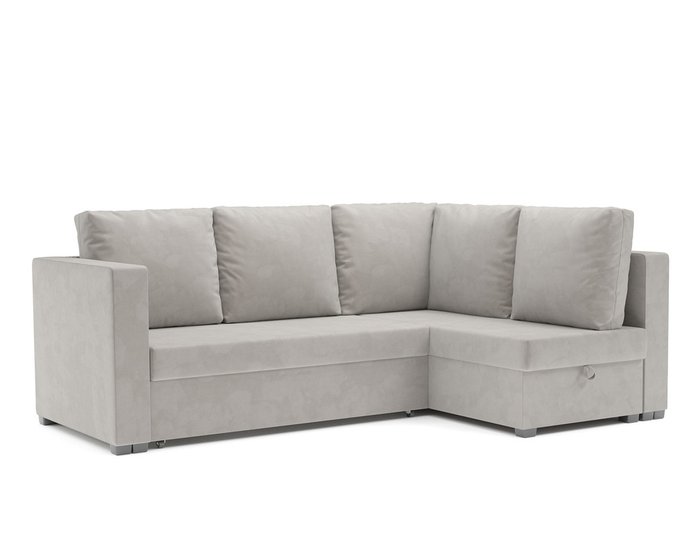 Угловой диван-кровать Мансберг светло-бежевого цвета