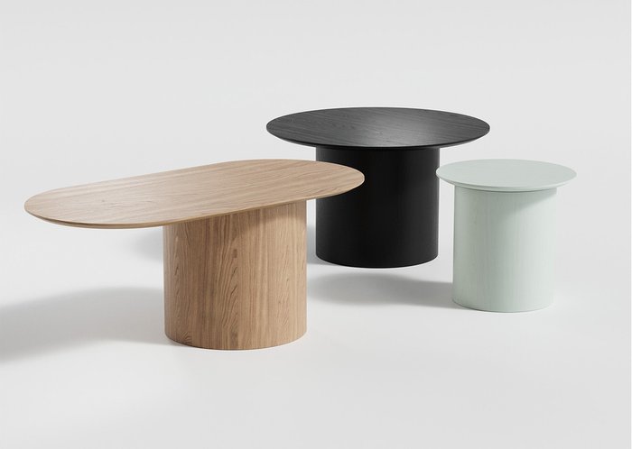 Столик кофейный Type серого цвета - лучшие Кофейные столики в INMYROOM
