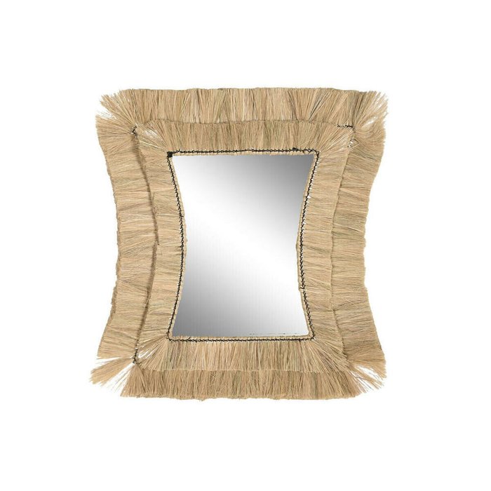 Настенное зеркало 62 x 4 x 70 cm Стеклянный Bali джут