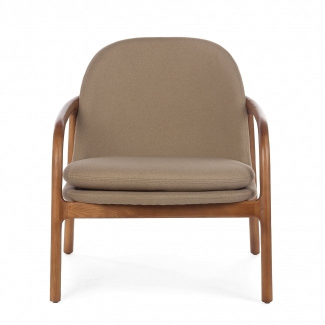 Кресло Aleman коричневого цвета - лучшие Интерьерные кресла в INMYROOM