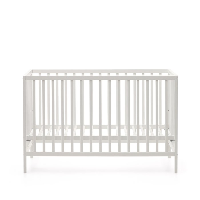 Детская кроватка Shantal 60х120 из массива бука белого цвета - купить Колыбели по цене 54990.0