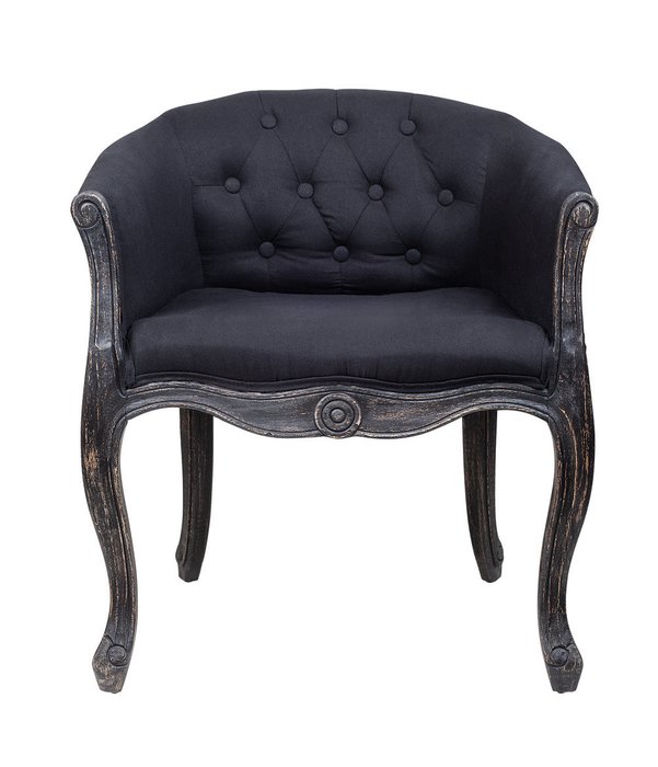 Кресло Kandy черного цвета - купить Интерьерные кресла по цене 36100.0