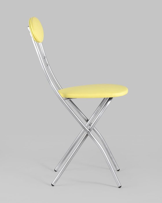 Стул складной Компакт желтого цвета - лучшие Обеденные стулья в INMYROOM