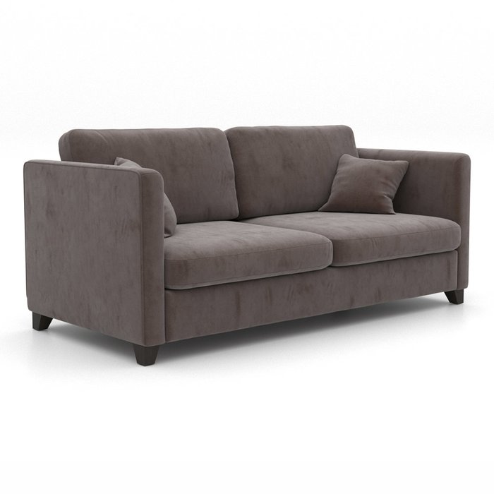  Диван Bari MT коричневого цвета - купить Прямые диваны по цене 57300.0
