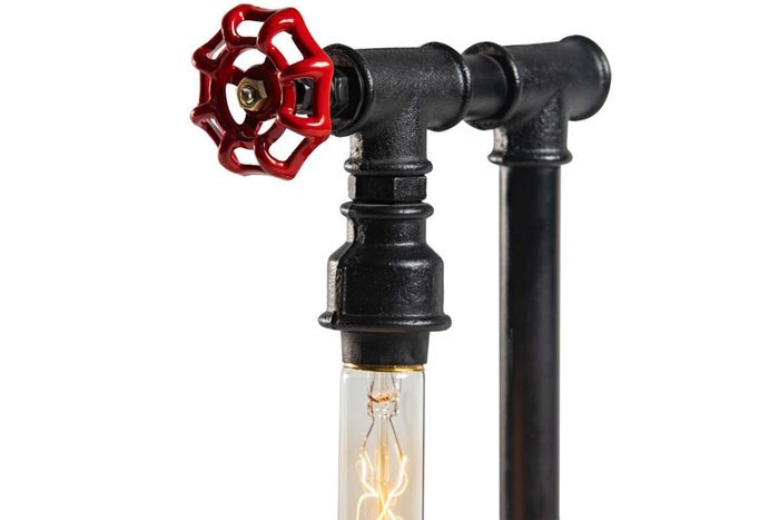 Настольный светильник в стиле лофт Titleholder из дерева и металла  - лучшие Рабочие лампы в INMYROOM