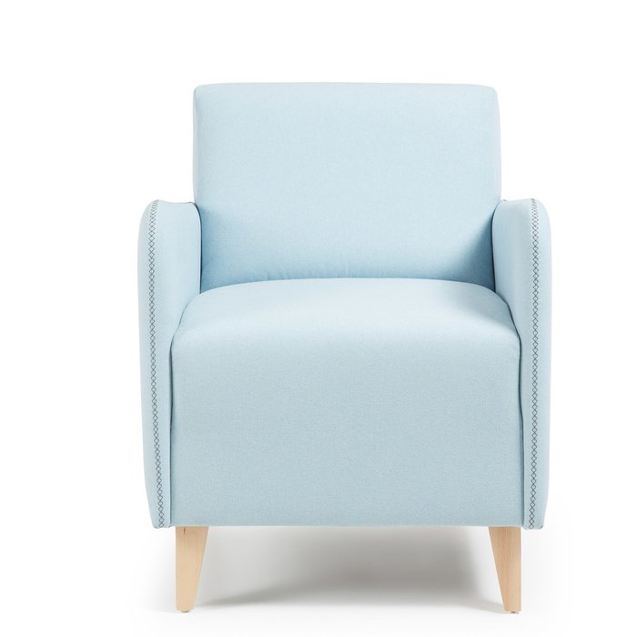  Кресло Julia Grup KOPA светло-голубое - лучшие Интерьерные кресла в INMYROOM
