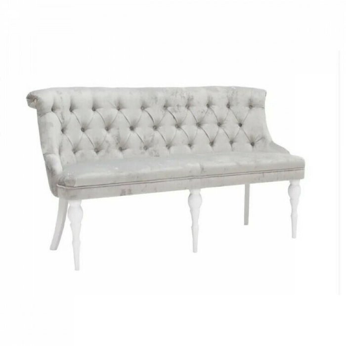Будуарный диван Blanka молочного цвета - купить Прямые диваны по цене 39000.0