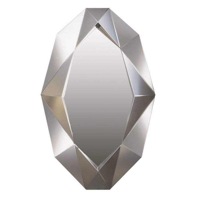 Интерьерное зеркало Silver Mirror Geometry в декоративной раме