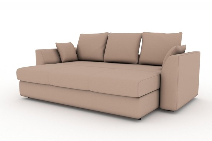 Прямой диван-кровать Belfest бежевого цвета - купить Прямые диваны по цене 15500.0