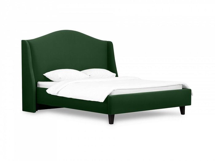 Кровать Lyon 160х200 зеленого цвета 
