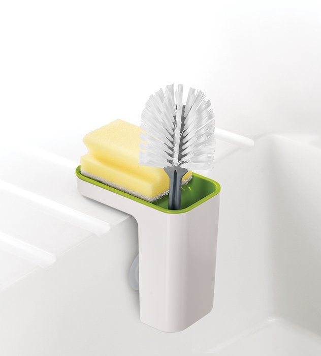 Органайзер для раковины Sink Pod бело-зеленого цвета - лучшие Аксессуары для кухни в INMYROOM