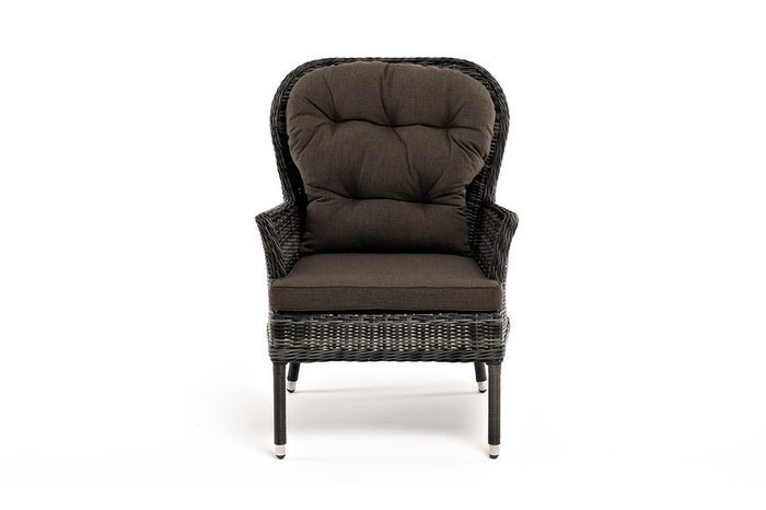Садовое кресло Алиса темно-серого цвета - купить Садовые кресла по цене 38600.0