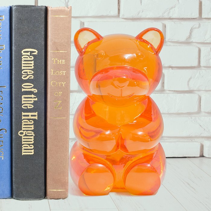 Книгодержатель Balvi yummy bear оранжевый - лучшие Декоративные предметы в INMYROOM
