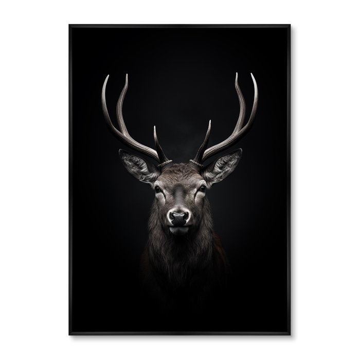 Репродукция картины Deer in the dark, No 1, 2024г.